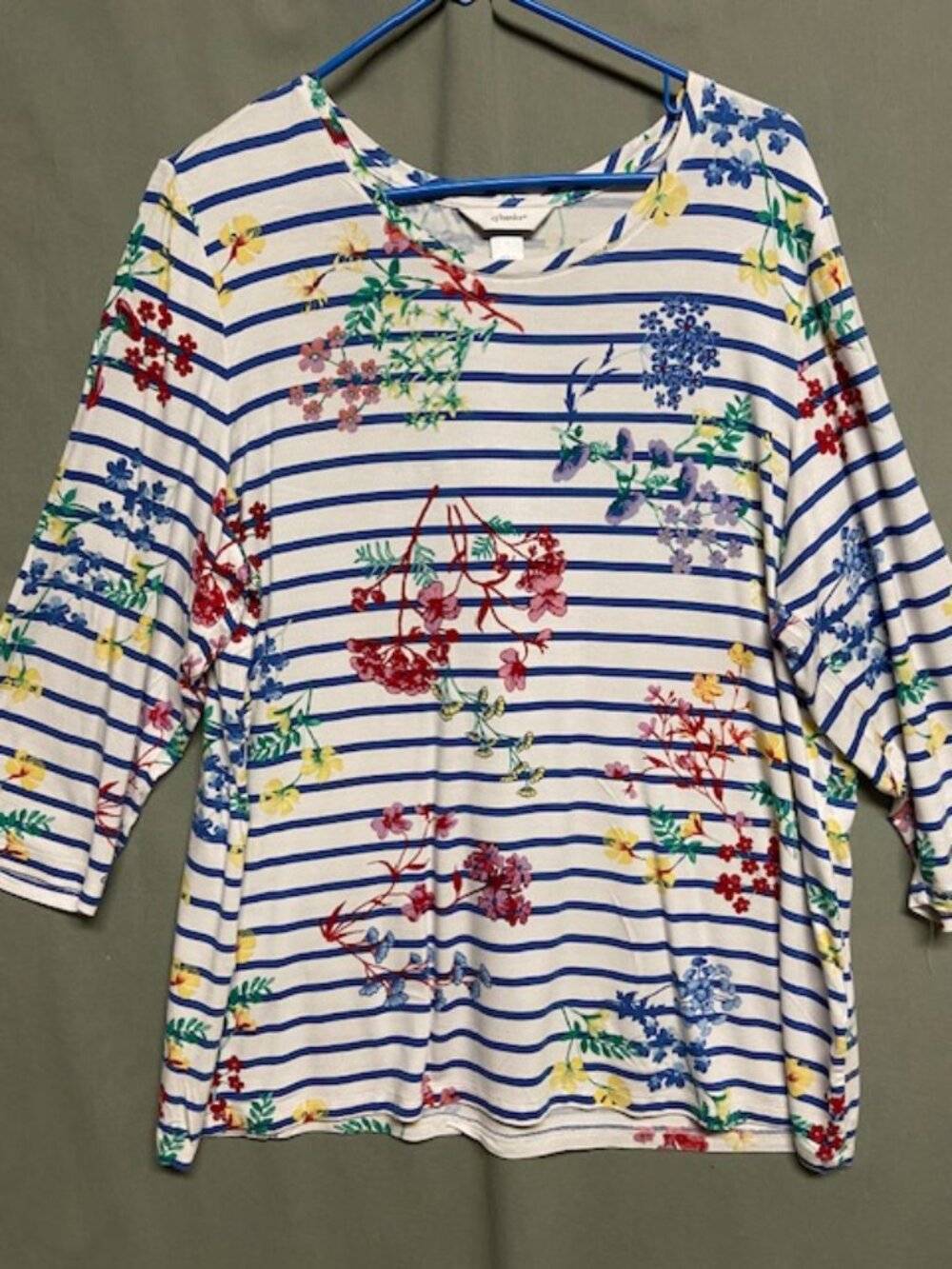 Christopher & Banks 1X Long Sleeve Tunic Top
